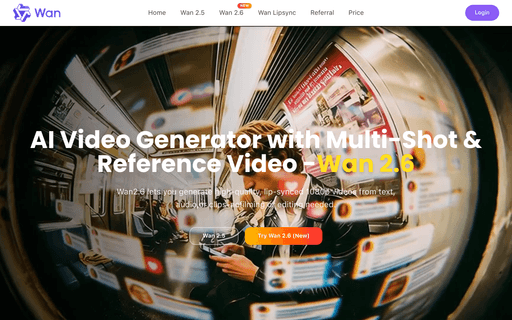 Wan2.6 AI Video Generator